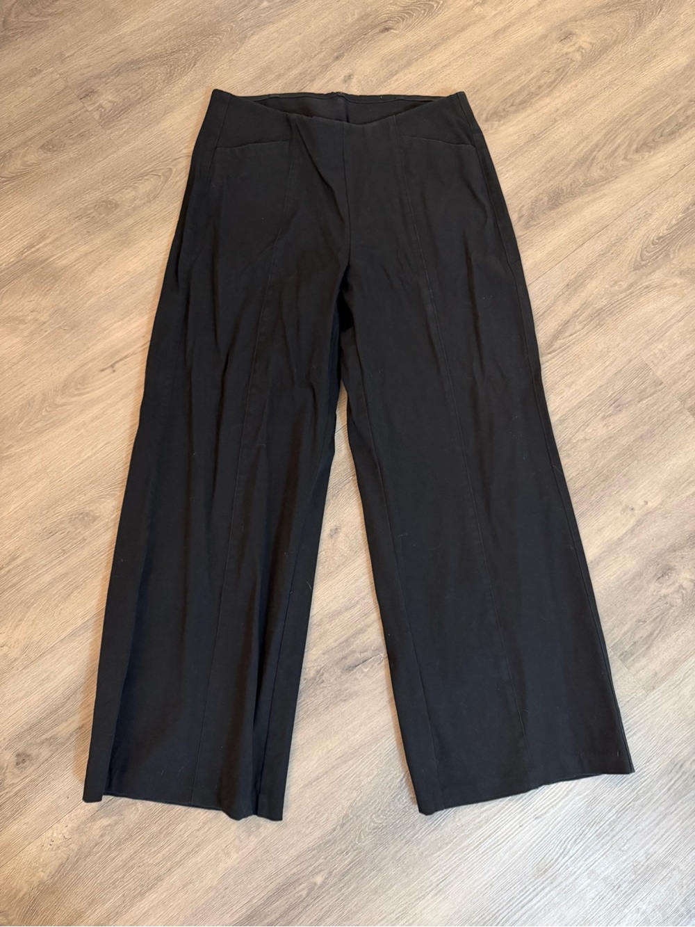 Old Navy Black Wide-Leg Pull-On Pants